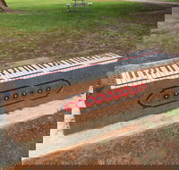 Piano Park Bench Moonta