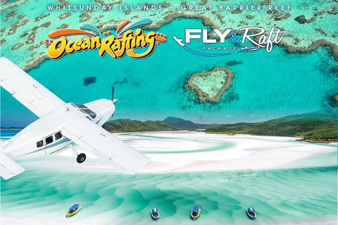 Great Barrier Reef Scenic Flight And Ocean Rafting Whitehaven Beach Day Trip - Hotel Accommodation 0