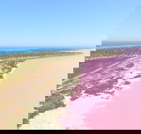 Pink Lake  Abrolhos Islands Scenic Flight - Hotel Accommodation