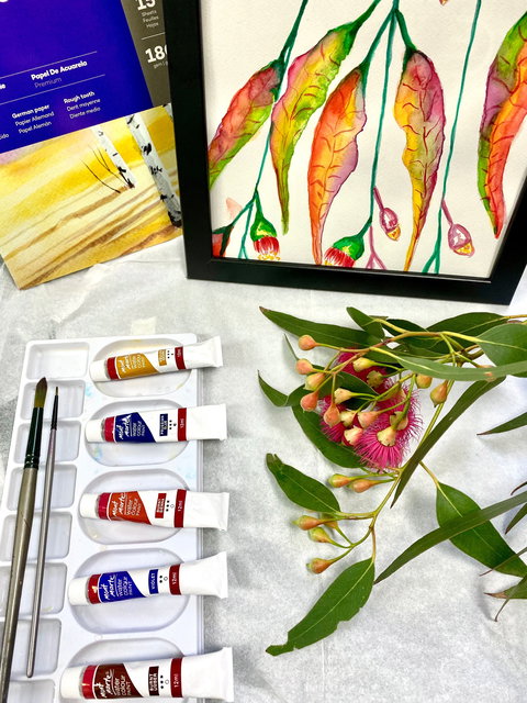 Watercolour Paint & Sip Class: Eucalyptus Leaves - Hotel Accommodation 0