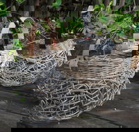 Weaving Woven Basket with Leather Handle - Hotel Accommodation
