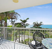 Views of Moreton Island from balcony at Beachside Haven Rickman Pde Woorim - Hotel Accommodation