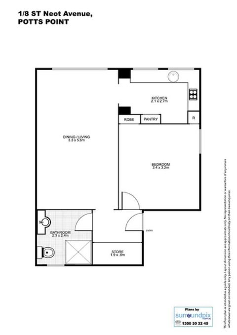 Art Deco In The Cul-de-Sac - Spacious Executive 1BR Potts Point Apartment In Quiet Cul-de-Sac - Hotel Accommodation 3