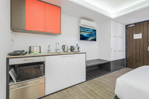 Quirky Studio With Sleek Decor In St Kilda - Hotel Accommodation 1