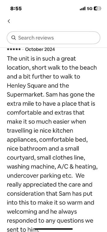 Sams Henley Beach Garden Unit - Hotel Accommodation 1