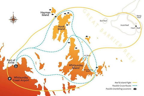 Reef And Island Scenic Flight From Airlie Beach - Hotel Accommodation 0